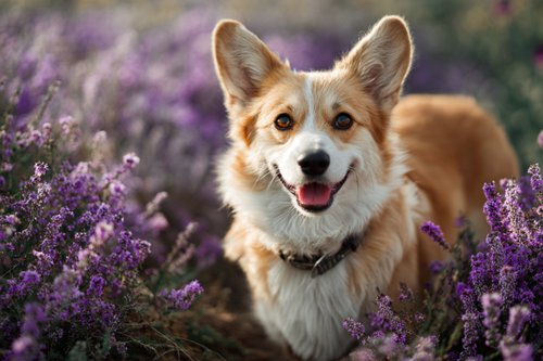 Best 9 Natural Dog Allergy Relief - a happy corgi in a field
