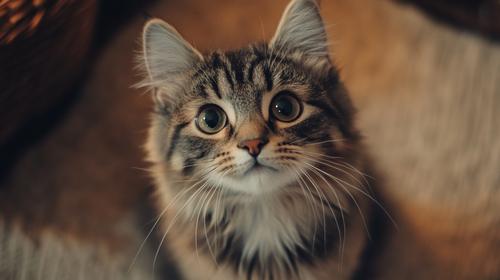 Detect Cat Ear Mites at Home - an adorable cat with gray and brown stripes
