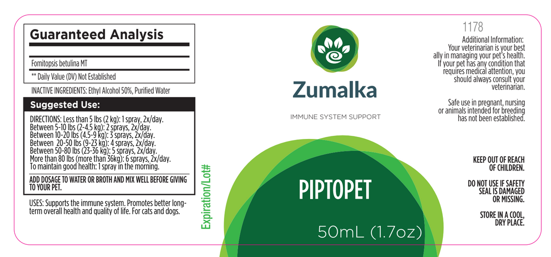 Piptopet - Mushroom Supplements for Dogs and Cats with Cancer